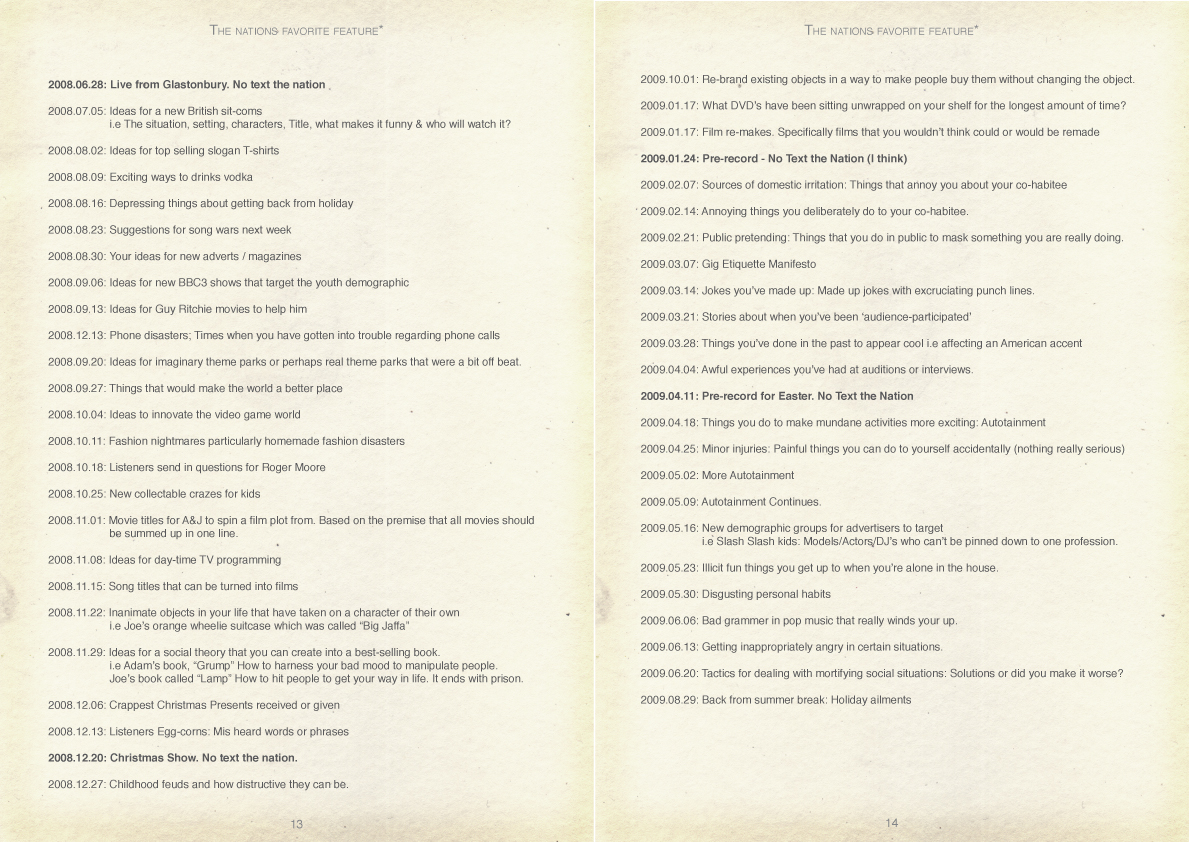 Adam & Joe Idiothole's Guide - TTN 3 (2009)