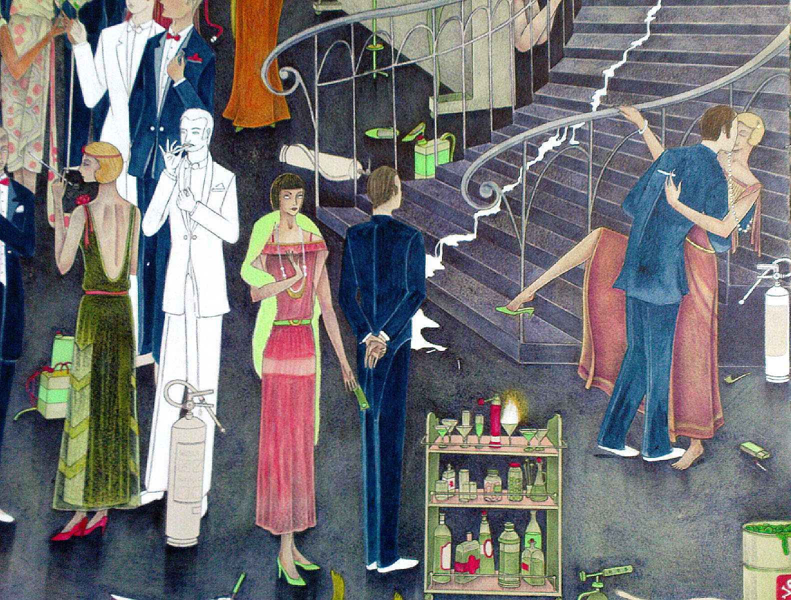 Arsonists Ball - The bribing of the Butler