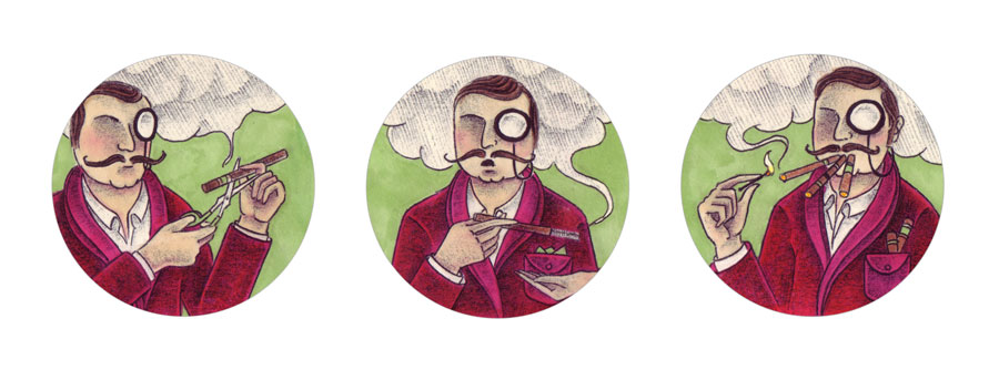 GQ India - Cigar Etiquette (Jun 2009)