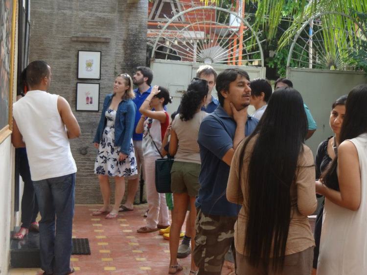 Lovely gallery space. My prints are rather on the small size. But now that I've found a printer at last my problems are solved.