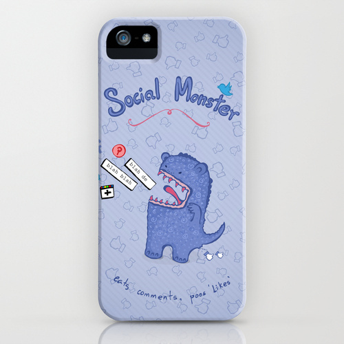 Social Monster iPhone Case