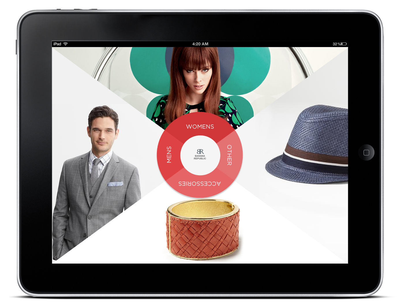 Home page - 4 categories. (Max no of categories is 6)