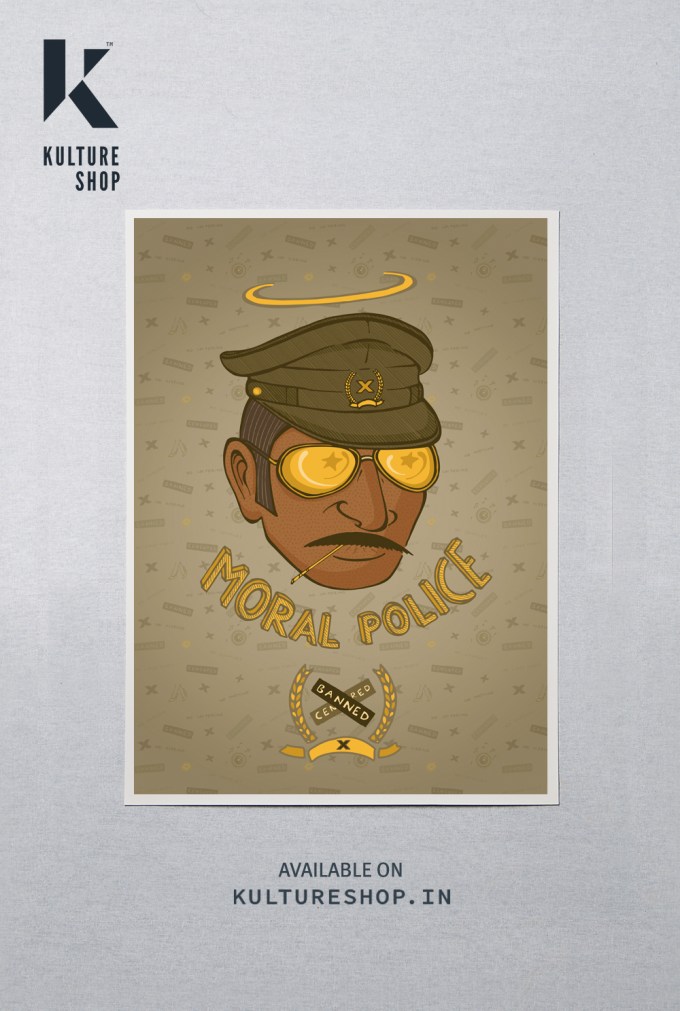 Art Print - Moral Police: Protecting the Youth