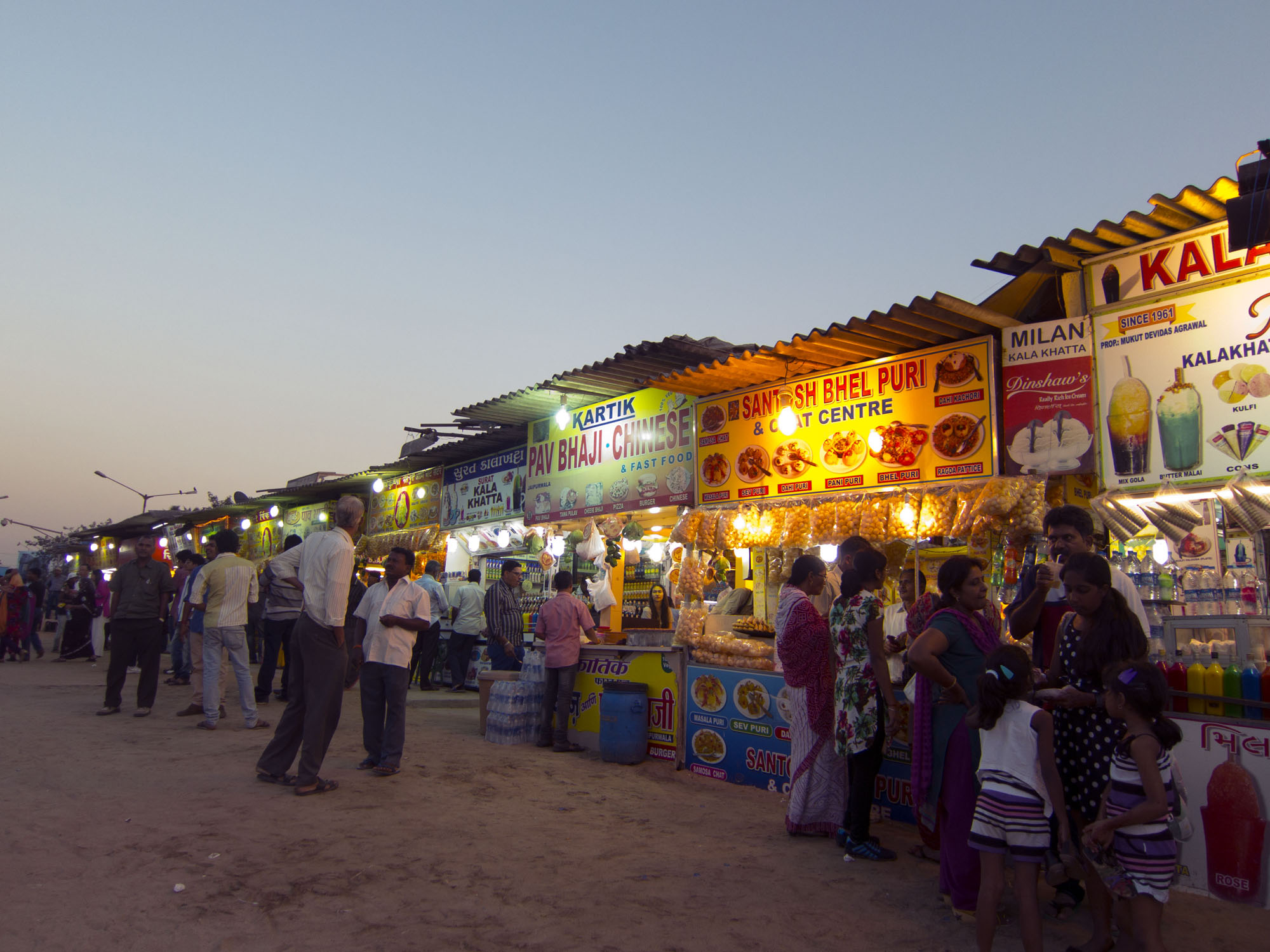Juhu Beach Stalls