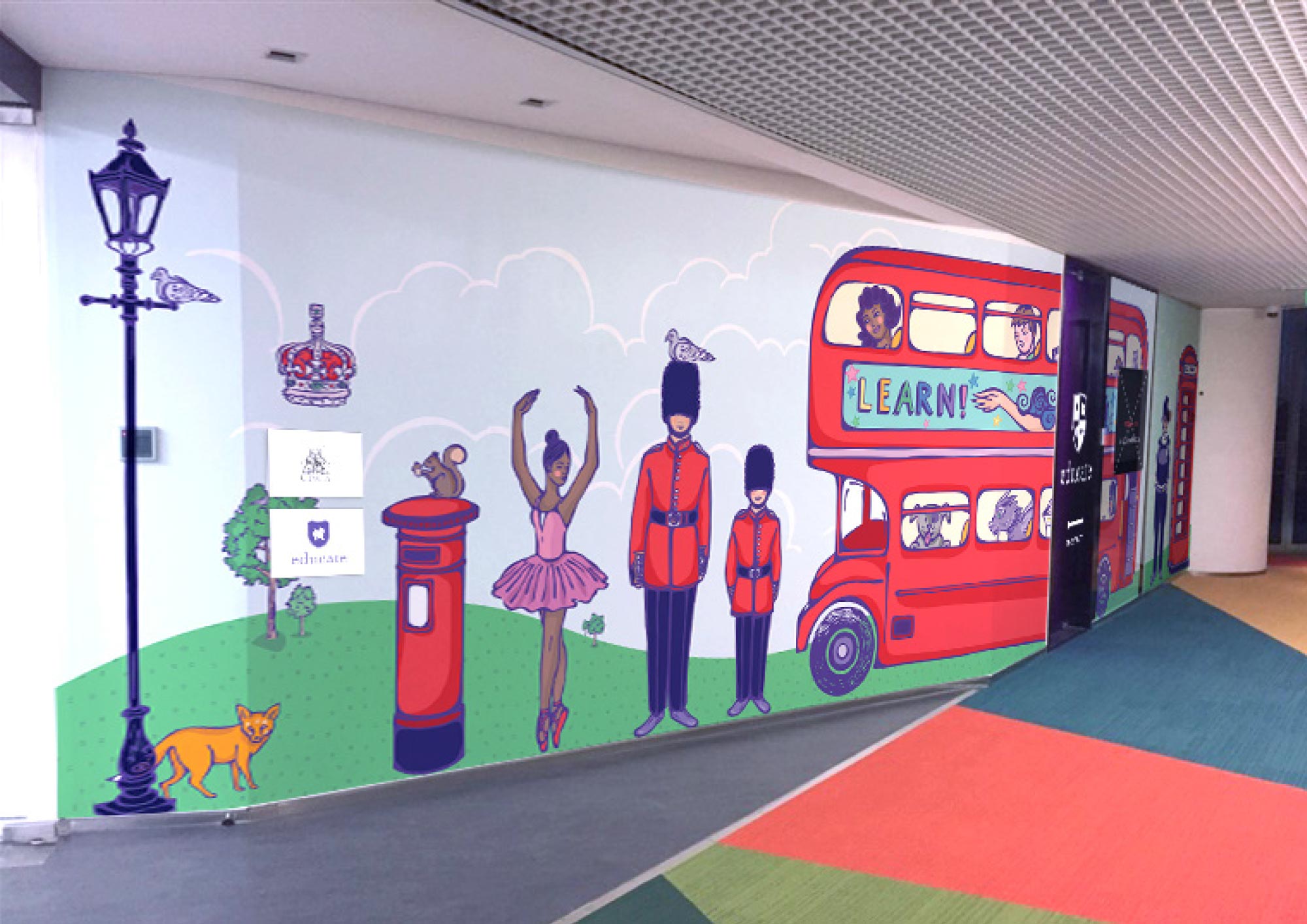 Corridor Mural | Mockup